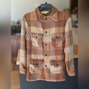 Vintage Plaid Wool Jacket